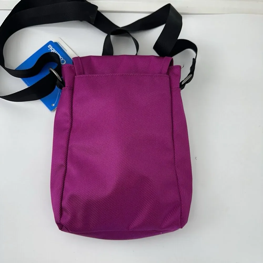 Columbia Crossbody Bag Womens OS Fuchsia Azza Sporty Messenger Nylon